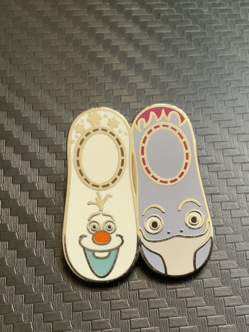 Disney Olaf & Bruni Socks Magical Mystery Pin